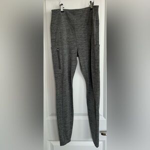Lou & Grey Charcoal Leggings With Zippers